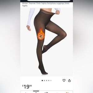 BNWT Fleece Lined Tights Size L